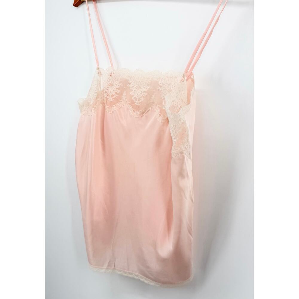 Vintage Legends Pink Lace Satin Camisole Top Coquette
Balletcore Romantic Lace